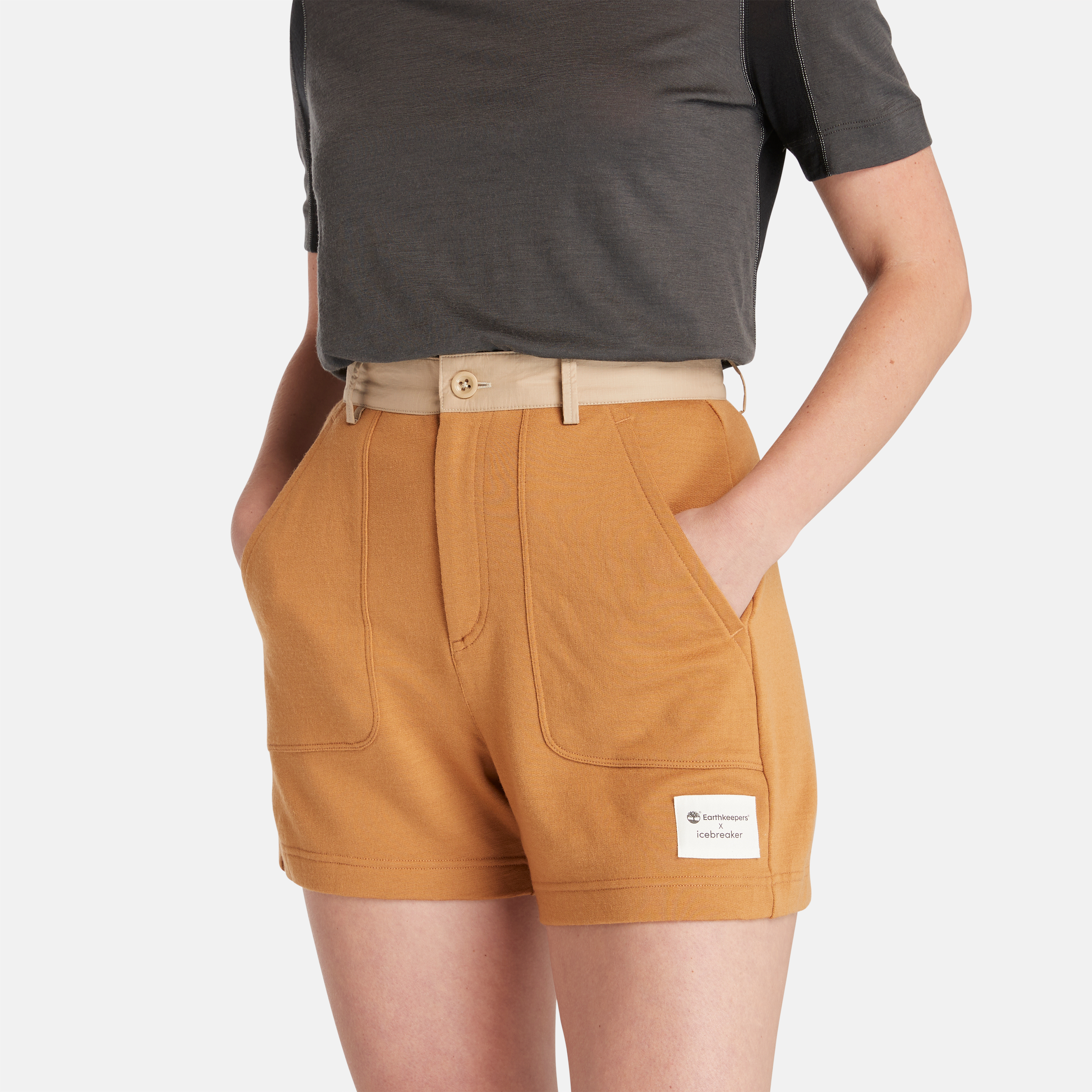 【Icebreaker x Timberland】 レディース メリノ テリー チノ ショーツ image number 2