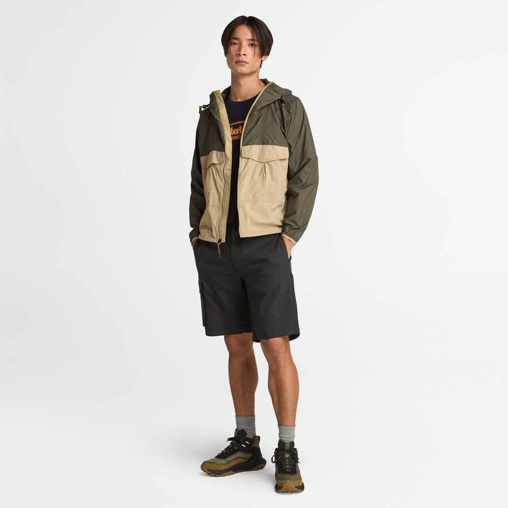 メンズ ウィンドプルーフ アンチUV DWR フード ジャケット image number 1