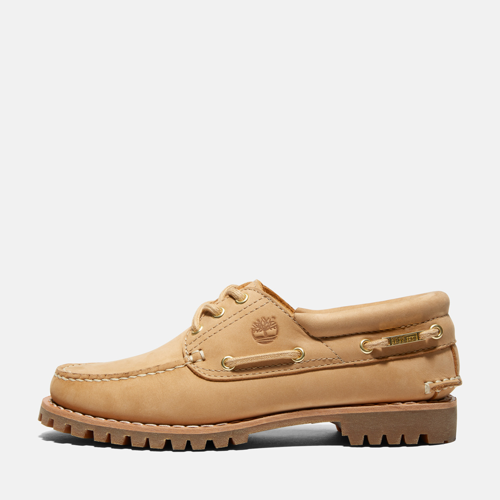 レディース ノリーン スリーアイ ラグ ハンドソーン ボート シューズ - ライトベージュ|TB0A433WEC01|【Timberland公式通販】 ティンバーランドオンラインショップ