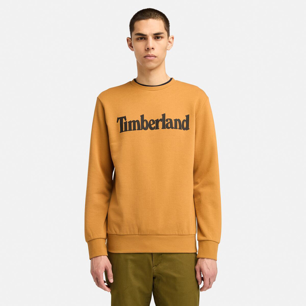メンズ ノースウッド ワードマーク ロゴ ブラッシュバック クルー ネック スウェット|TB0A4455P471|【Timberland公式通販】 ティンバーランドオンラインショップ