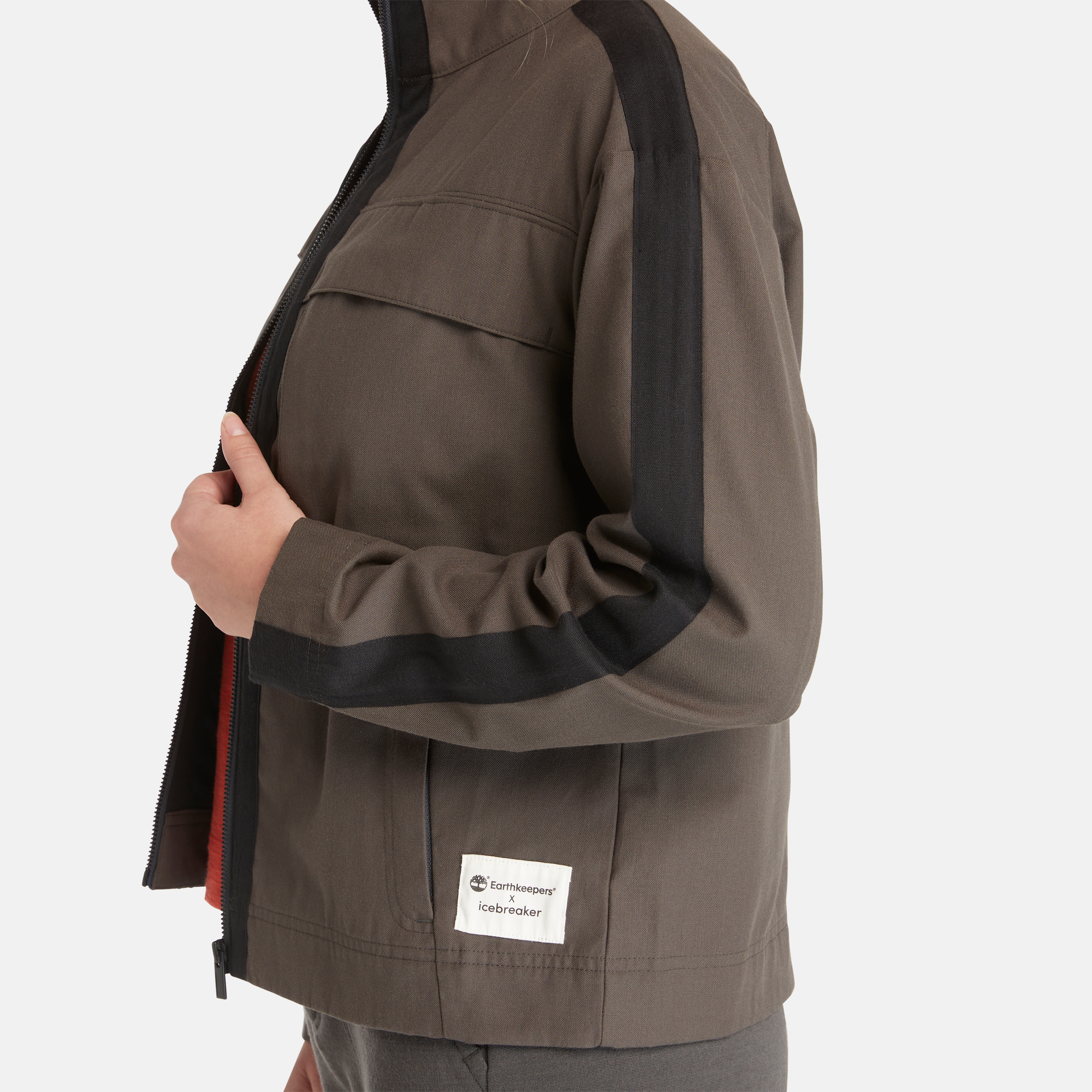 【Icebreaker x Timberland】 レディース メリノ コットン ジャケット image number 1