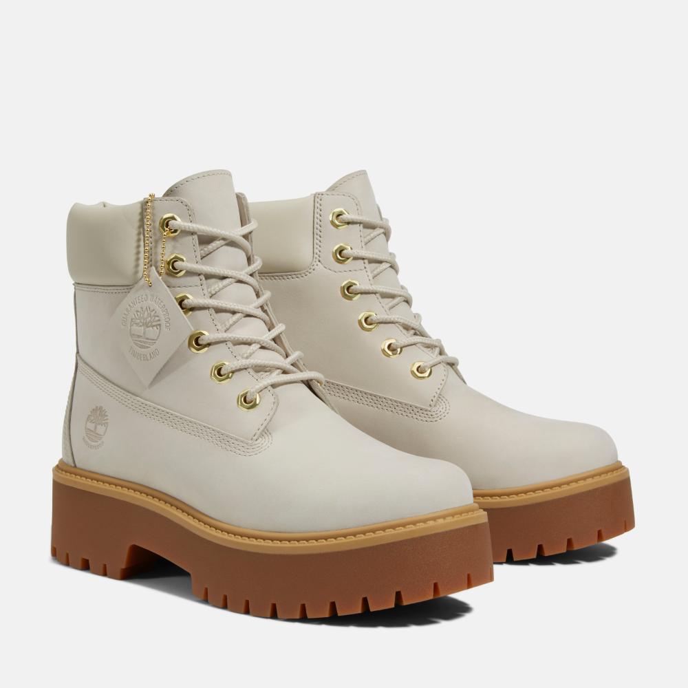 レディース ティンバーランド® ヘリテージ ストーン 6インチ ウォータープルーフ ブーツ - レイニーデイ|TB0A6AWZF481|【 Timberland公式通販】ティンバーランドオンラインショップ