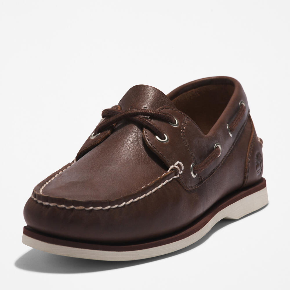 Timberland クラシックレザーボートシューズ クラシック レザー ボート シューズ メンズ ｜【Timberland公式