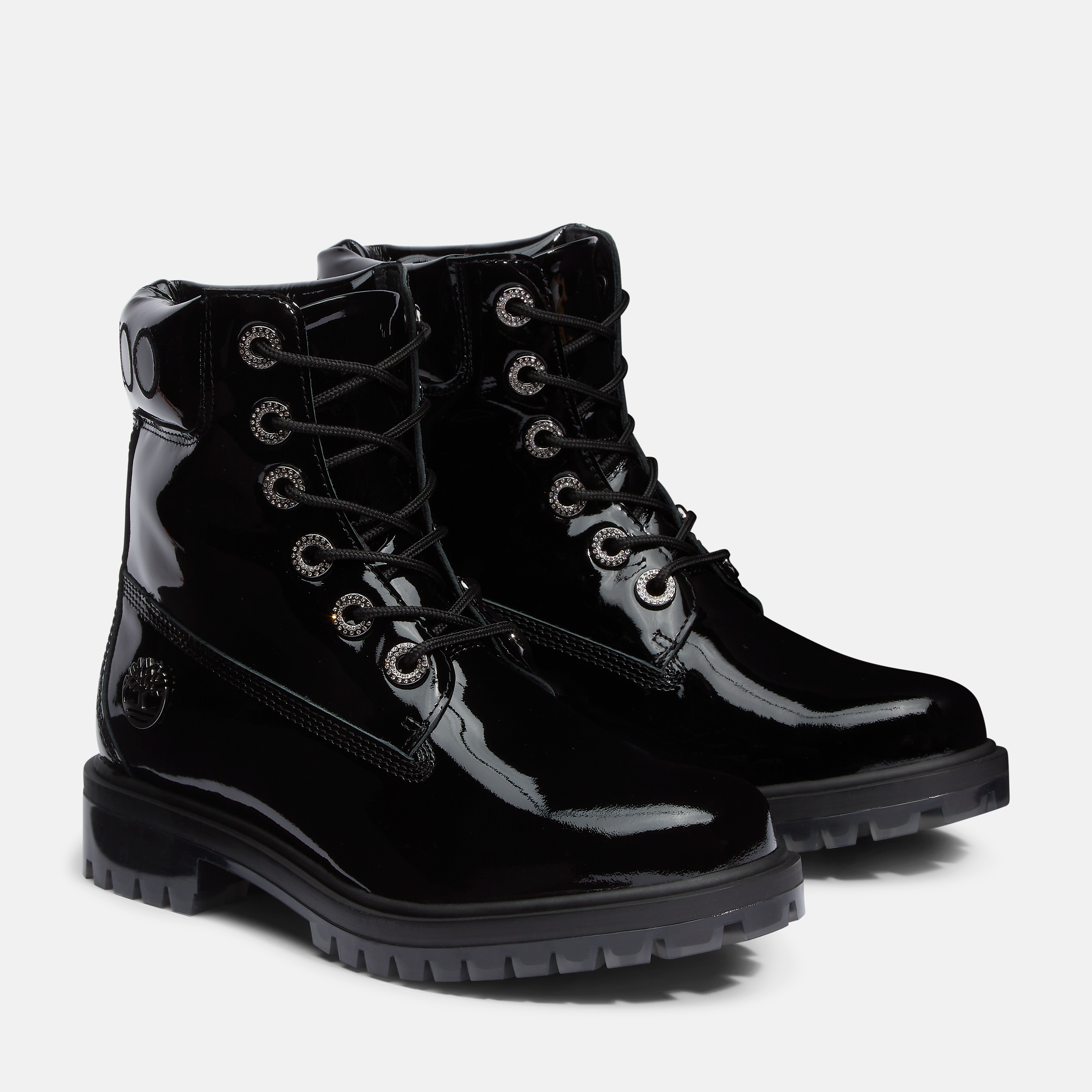 Jimmy Choo x Timberland】レディース ハーネス パテントレザー 6インチ ブーツ -  ブラック|TB0A61BQ0011|【Timberland公式通販】ティンバーランドオンラインショップ