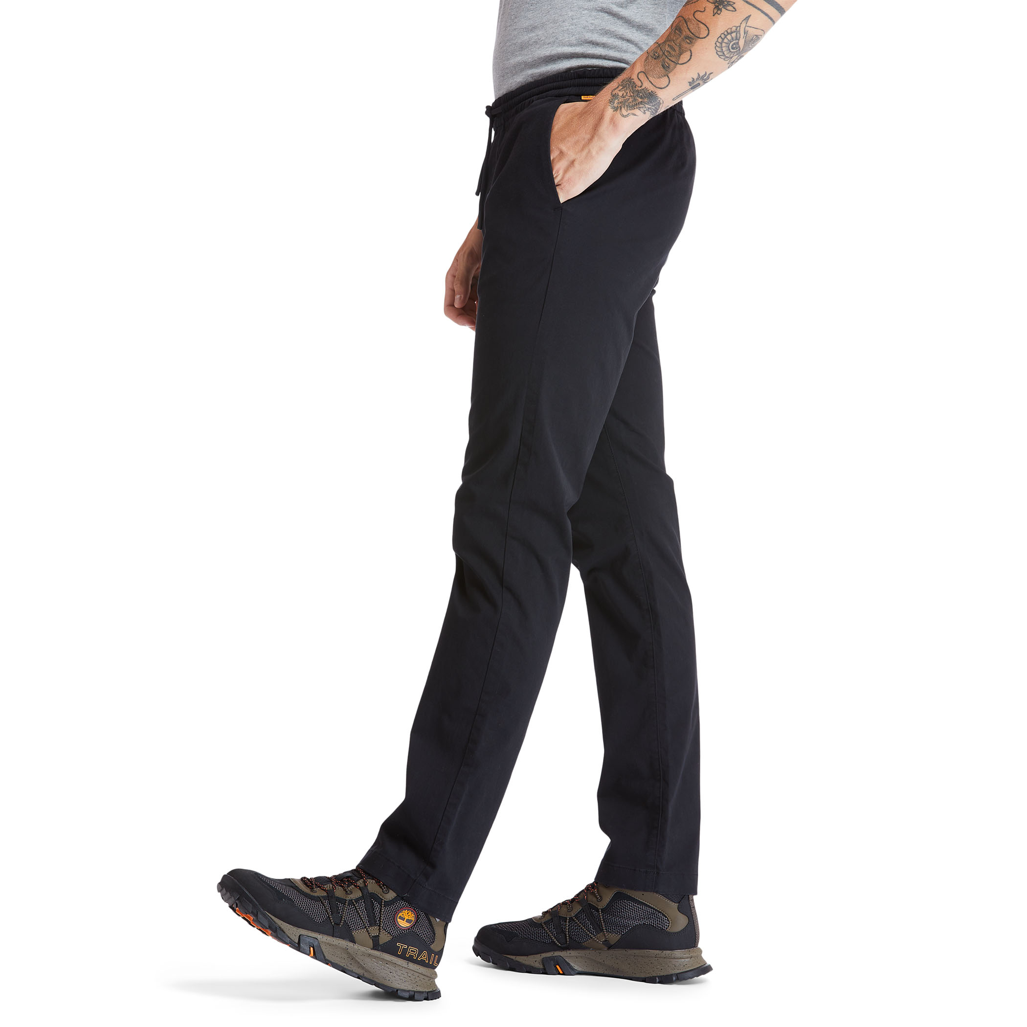 メンズ ラベル レイク スリム フィット ストレッチ ジョガー パンツ image number 3