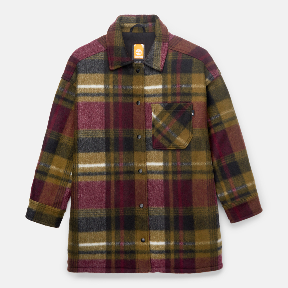 レディース ウール シャツ コート|TB0A6HA1I301|【Timberland公式通販】ティンバーランドオンラインショップ