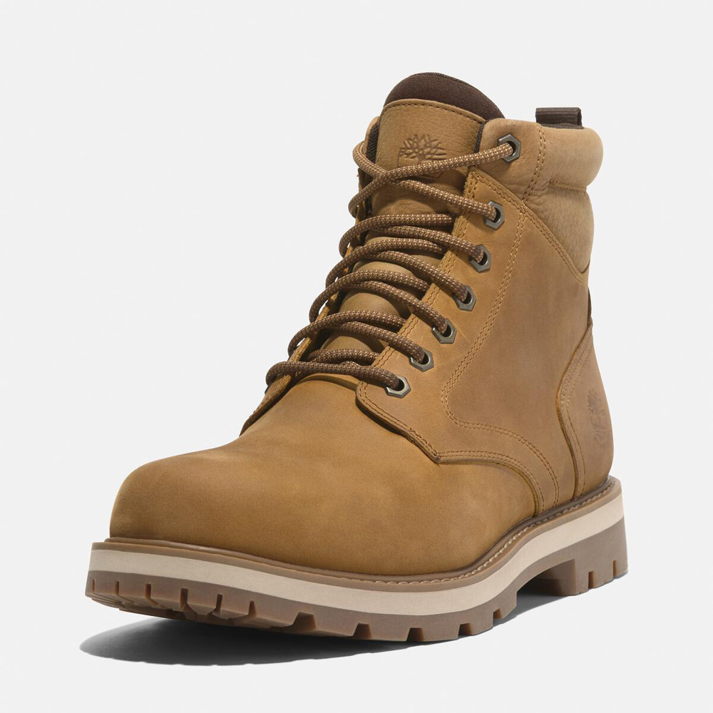 メンズ ブリットン ロード ミッド レースアップ ウォータープルーフ ブーツ - ウィート|TB0A69UHEN11|【Timberland公式通販】 ティンバーランドオンラインショップ
