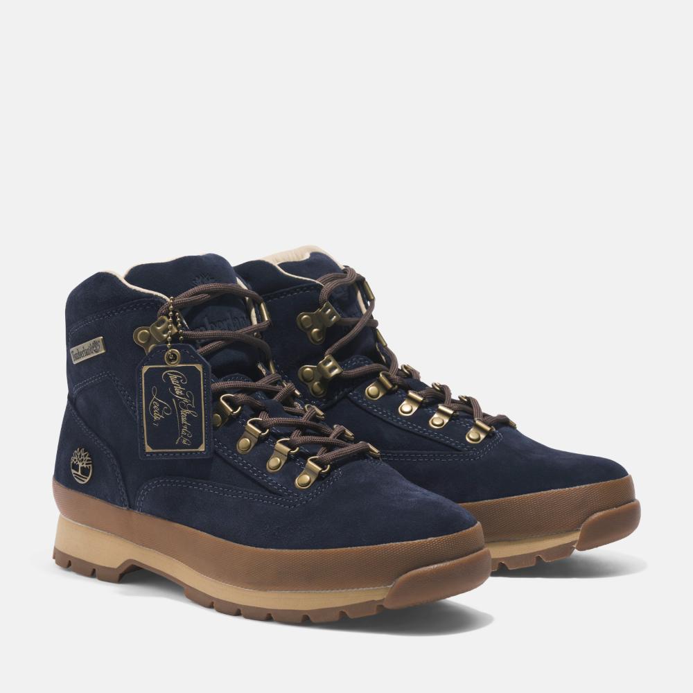 メンズ ユーロ ハイカー ミッド レースアップ ブーツ - ダークブルー|TB0A6839EP31|【Timberland公式通販】ティンバーランド オンラインショップ