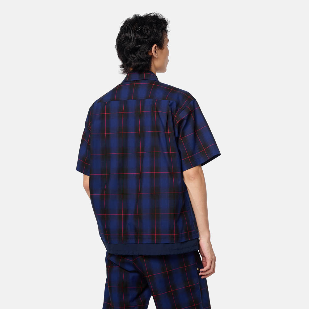 【TOKYO DESIGN COLLECTIVE】 オールジェンダー 半袖 プレイド シャツ image number 2