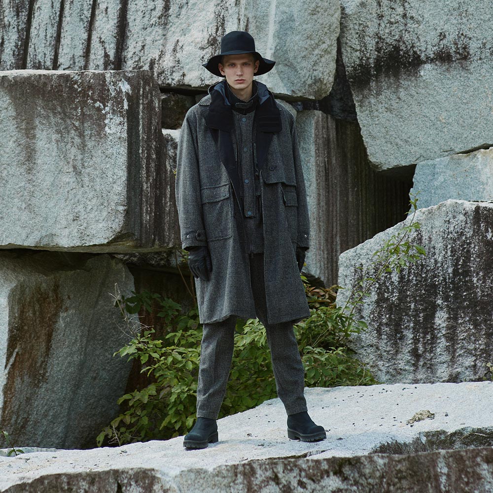 【White Mountaineering × Timberland】メンズ ミッド ジップアップブーツ - ブラック image number 3