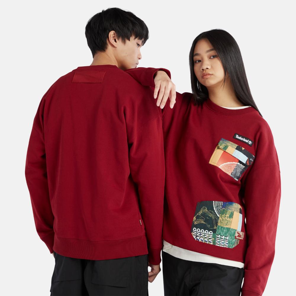 長袖 ルナニューイヤー プリントポケット Tシャツ ユニセックス image number 1
