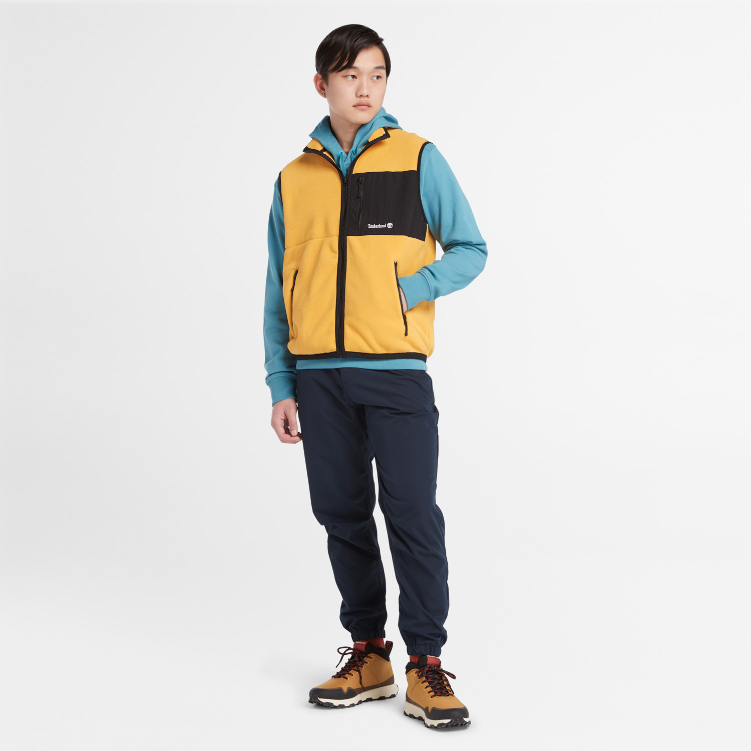Timberland 古着 ティンバーランド フリースベスト メンズXL相当