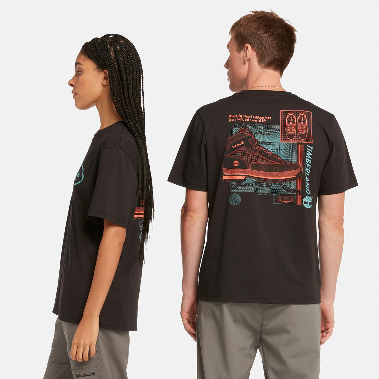 オールジェンダー 半袖 バック グラフィック Tシャツ image number 1