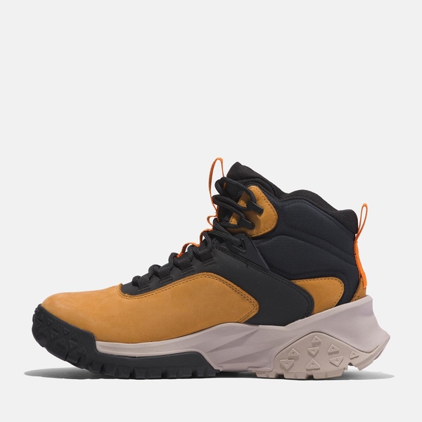 メンズ モーション スクランブル ミッド レースアップ GTX ハイキング ブーツ -  ウィート|TB0A6B4S7541|【Timberland公式通販】ティンバーランドオンラインショップ