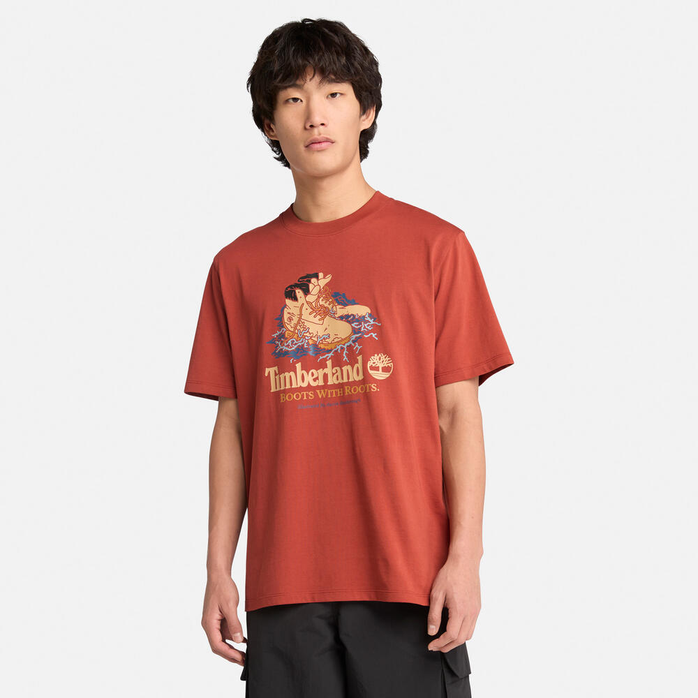 【Timberland】半袖 ロゴ Tシャツ / 送料無料 半袖 ロゴ Tシャツ メンズ ｜【Timberland公式通販