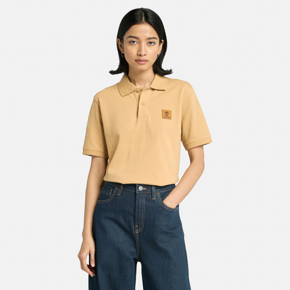 メンズ 半袖 ロゴバッジ ポロシャツ image number 2