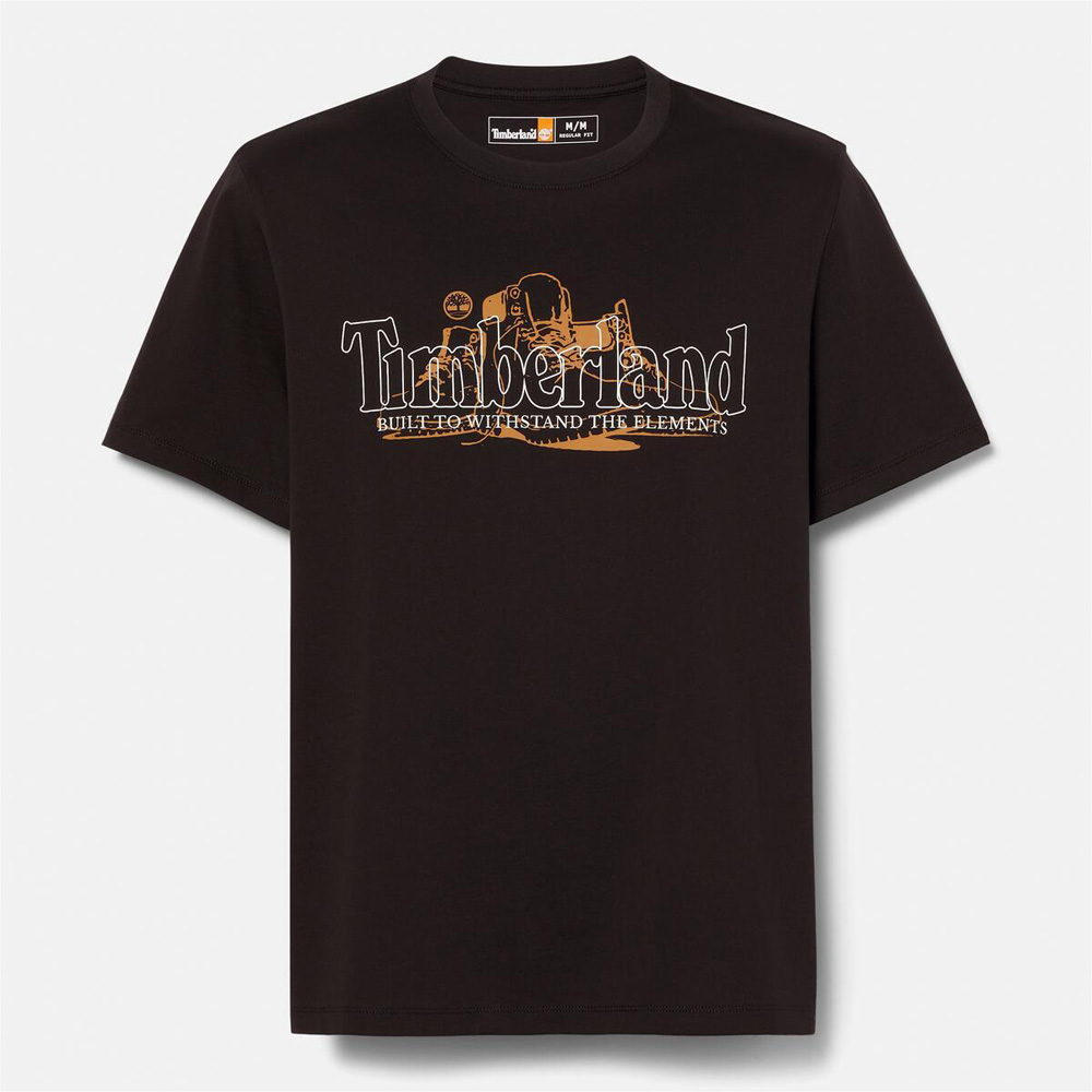 メンズ 半袖 フロント グラフィック Tシャツ image number 3