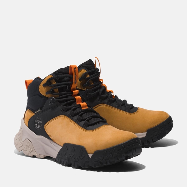 メンズ モーション スクランブル ミッド レースアップ GTX ハイキング ブーツ -  ウィート|TB0A6B4S7541|【Timberland公式通販】ティンバーランドオンラインショップ