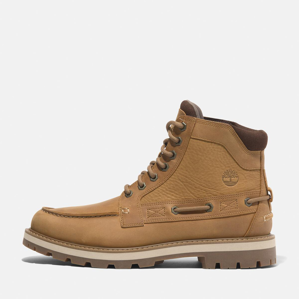 Timberland ベージュ ハイカットブーツ 中古・古着通販】Timberland (ティンバーランド) 7ホールブーツ
