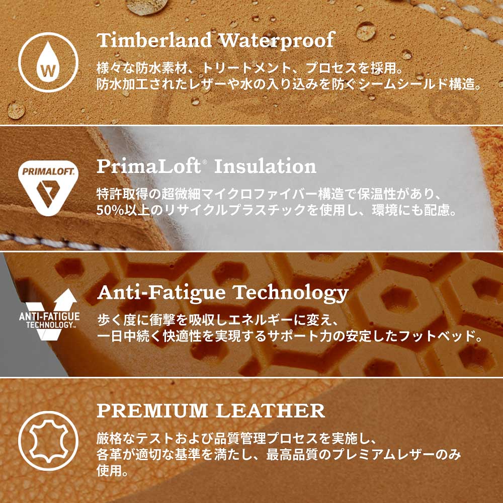 【定番】6インチ プレミアム ウォータープルーフ ブーツ レディース image number 6