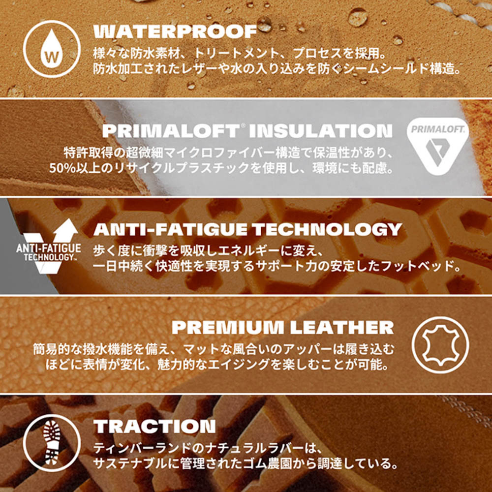 【定番】レディース 6インチ プレミアム ウォータープルーフ ブーツ image number 2