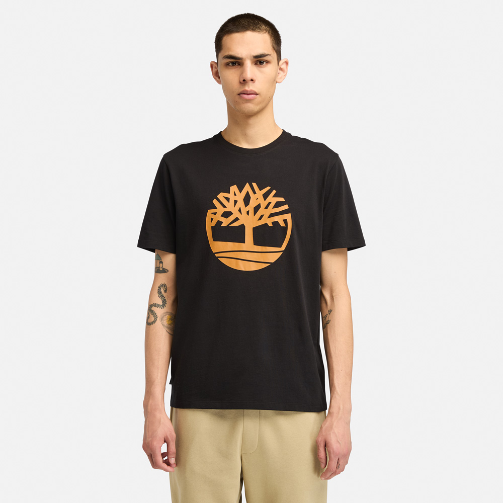 【Timberland】Tree ロゴ 半袖 Tシャツ ブルー / 送料無料 Illustrated Tree Logo Back Graphic T-Shirt