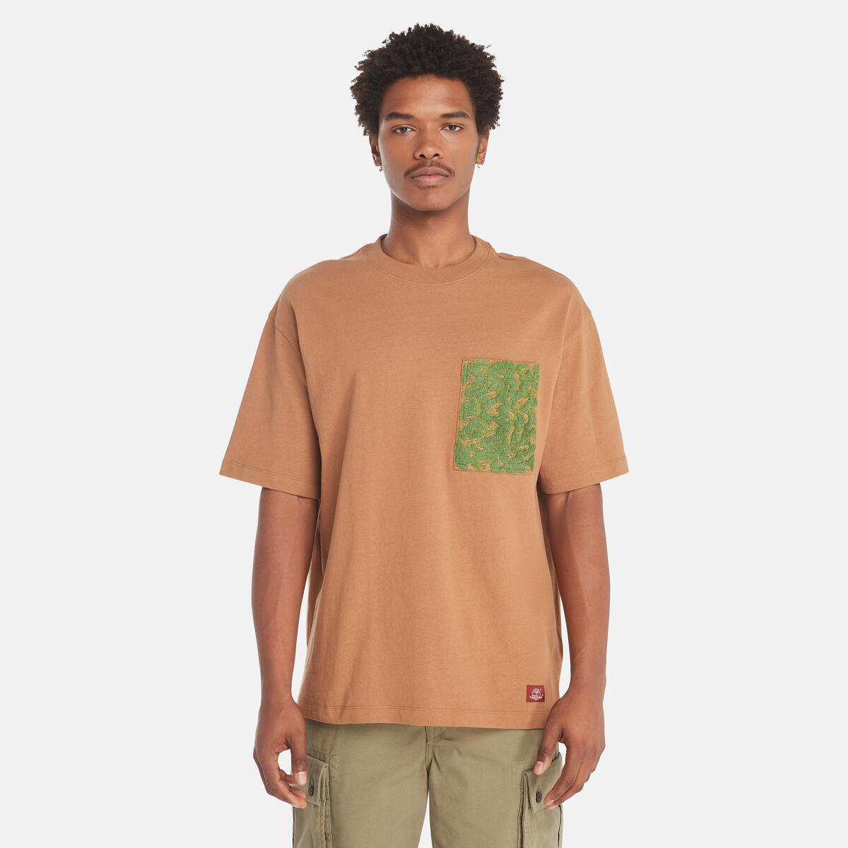 オールジェンダー 半袖 エンブロードリー ポケット Tシャツ image number 2
