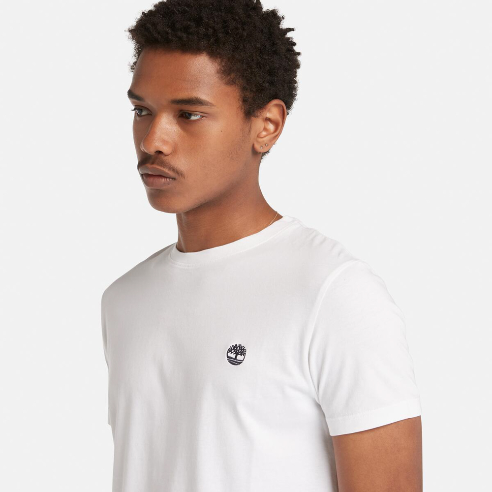 TIMBERLAND★スリム 半袖 クルーネック ロゴ トップス Tシャツ 半袖 スリム クルー Tシャツ メンズ ｜【Timberland公式通販
