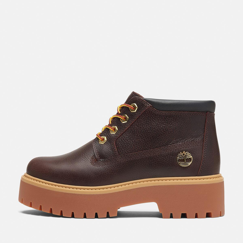 レディース ストーン ストリート ミッド レースアップ ウォータープルーフ ブーツ - エスプレッソ|TB0A2HA9EXU1|【Timberland 公式通販】ティンバーランドオンラインショップ