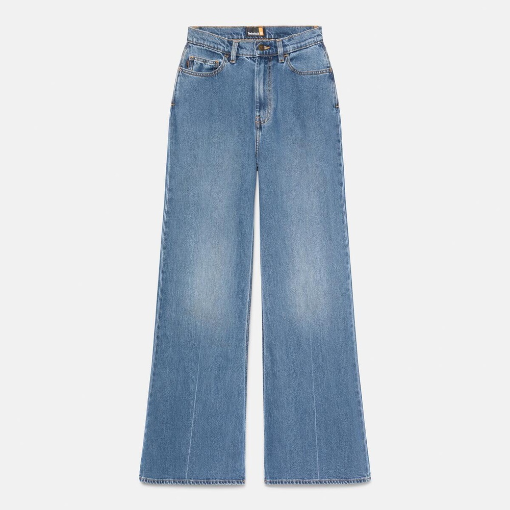 デニム フレア パンツ レディース image number 4