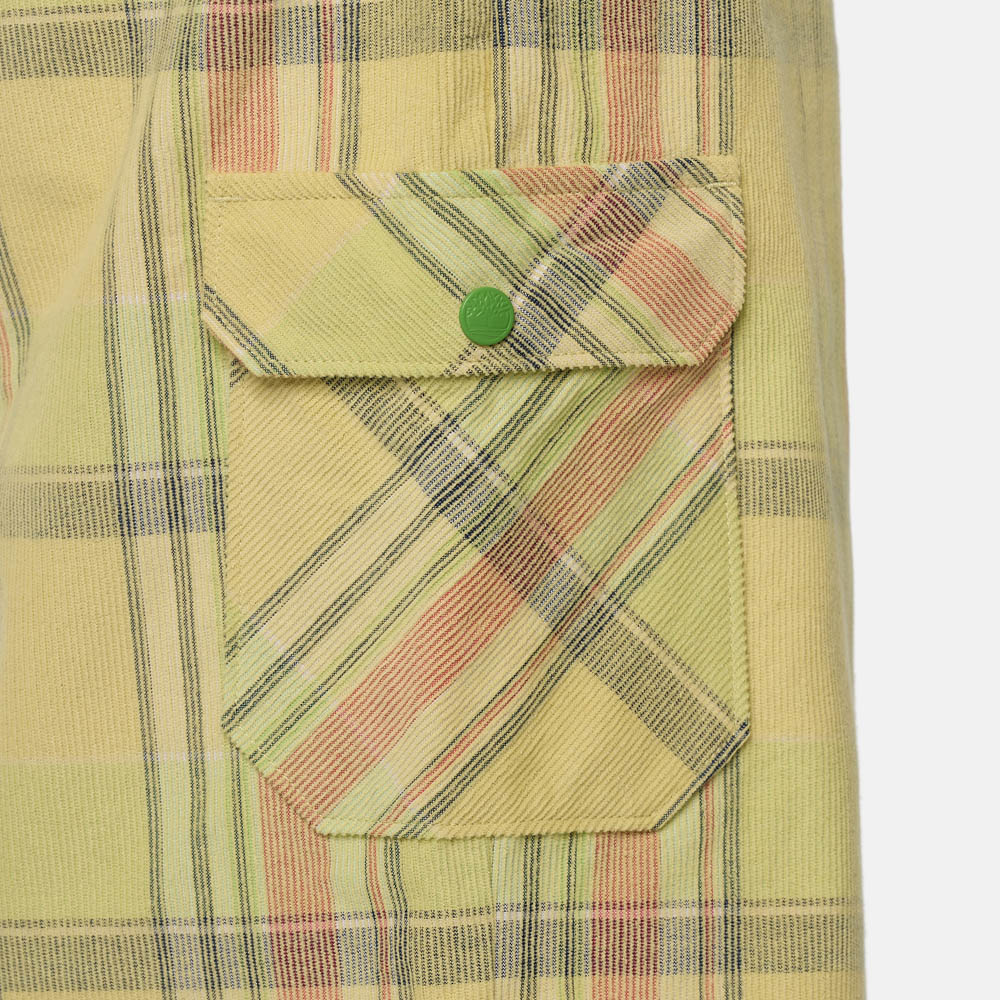 【TOKYO DESIGN COLLECTIVE】 オールジェンダー コーデュロイ プレイド ショーツ image number 7