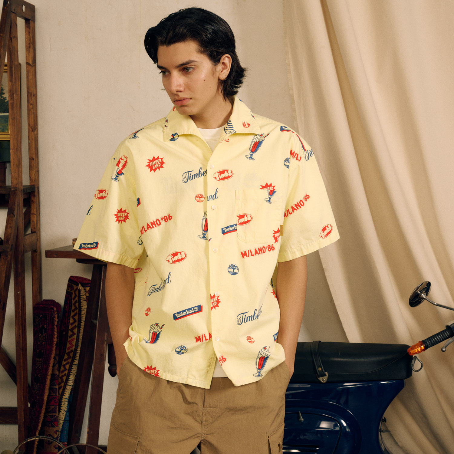 Timberland/ティンバーランド Tシャツ 90年代 Made in USA (USED