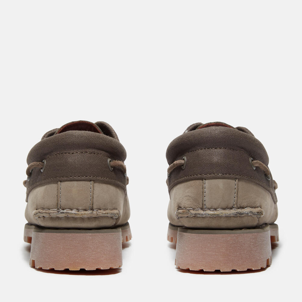 メンズ オーセンティック ハンドソーン スリーアイ ボート シューズ|TB0A6DXWEO81|【Timberland公式通販】ティンバーランド オンラインショップ