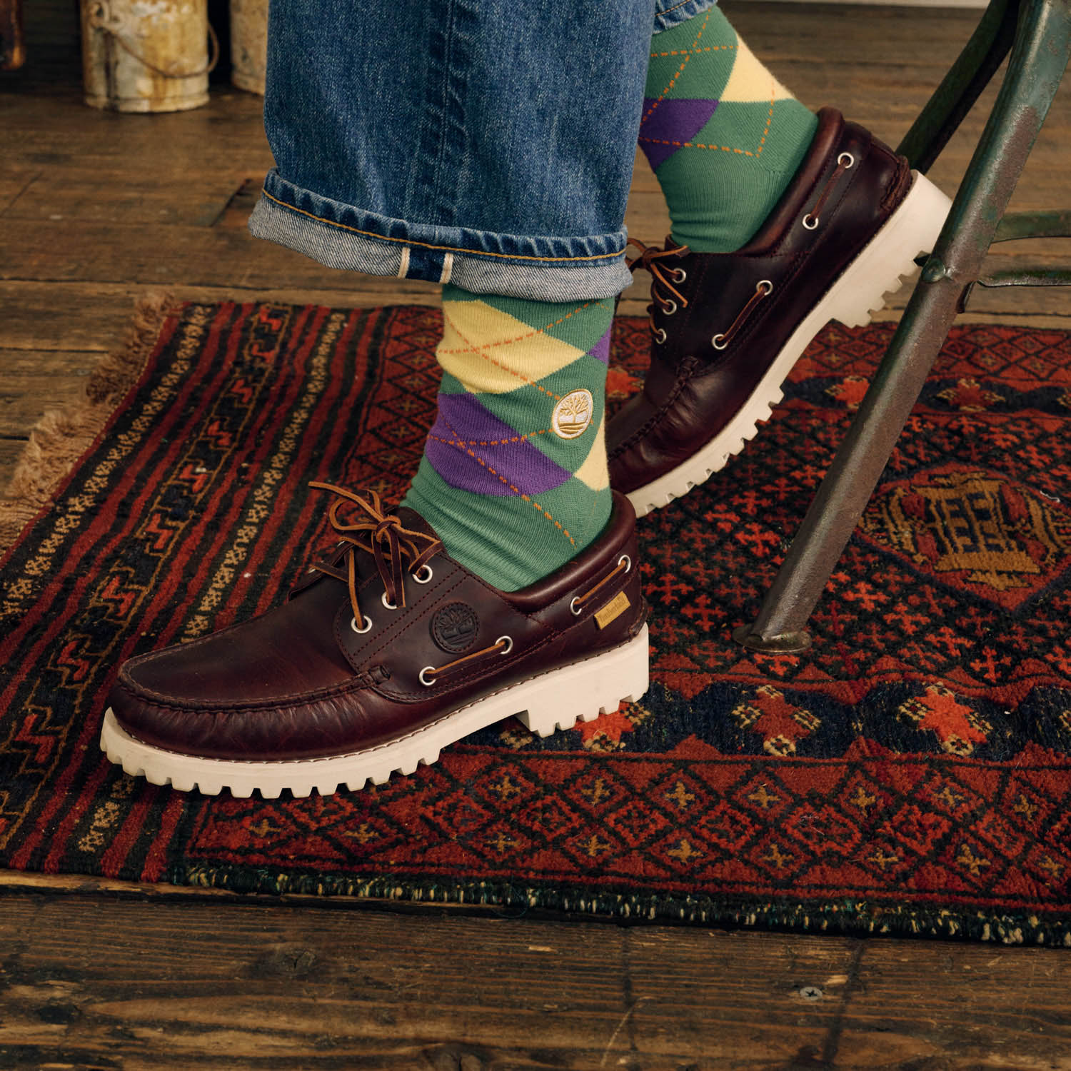 Timberland ティンバーランド スリーアイ クラシックラグ