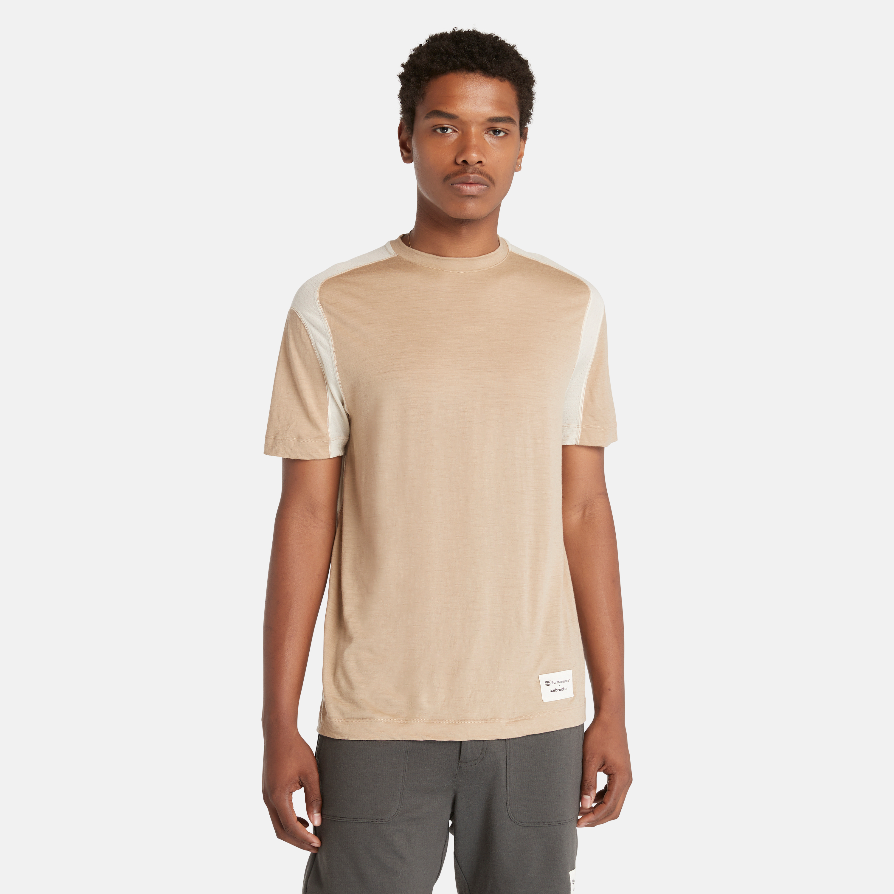 【Icebreaker x Timberland】 メンズ メリノ ゾーンニット Tシャツ image number 0