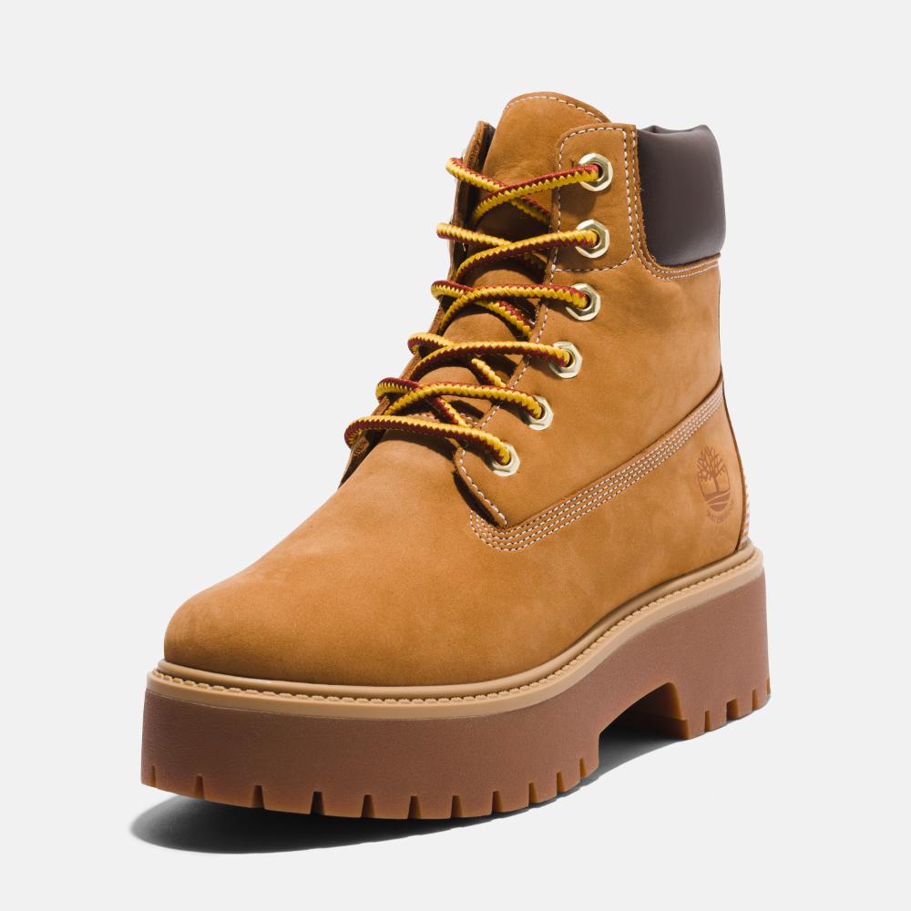 レディース ストーン ストリート 6インチ ウォータープルーフ ブーツ - ウィート|TB1A5RJD2311|【Timberland公式通販】 ティンバーランドオンラインショップ