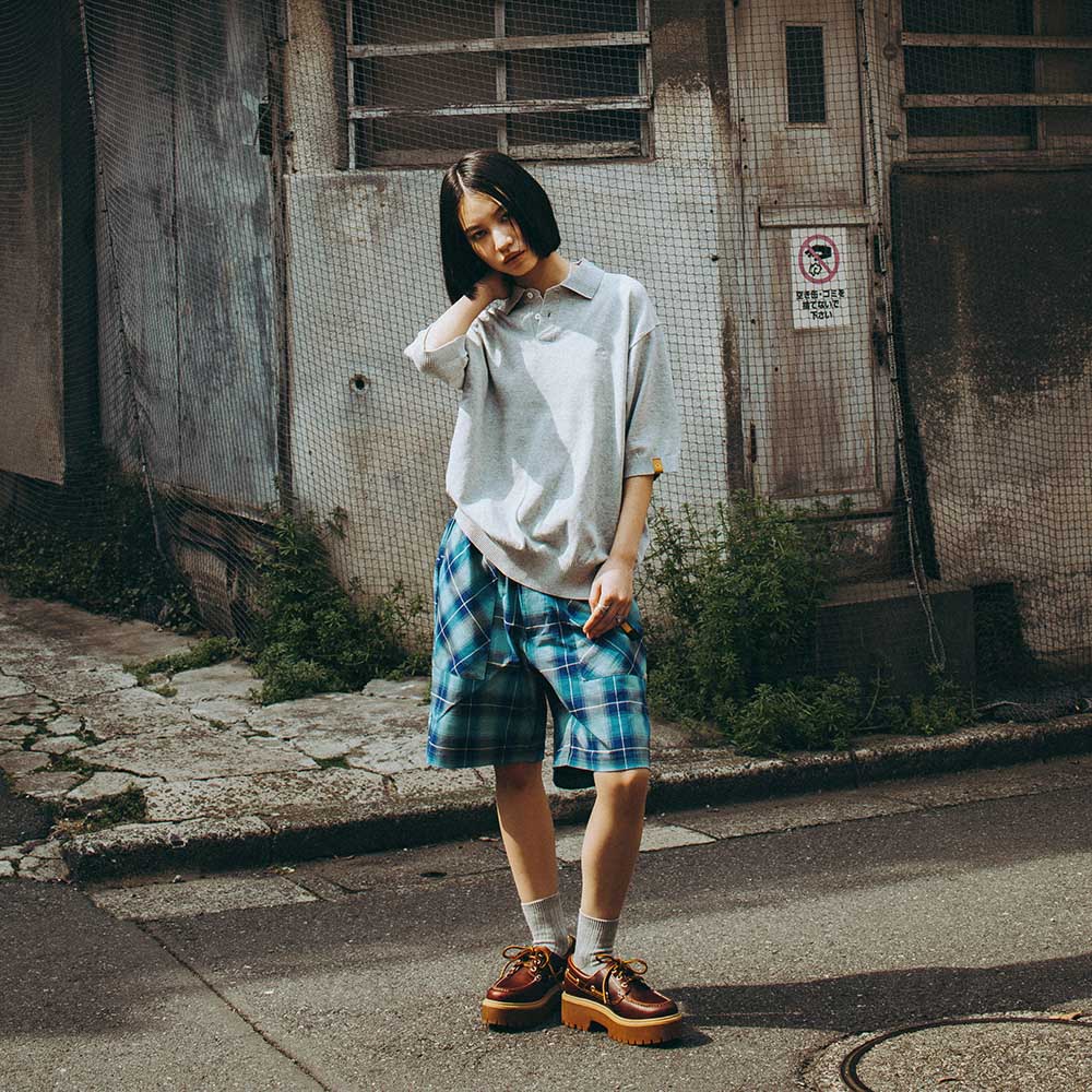 【TOKYO DESIGN COLLECTIVE】 オールジェンダー  半袖 ポロ ニット image number 1