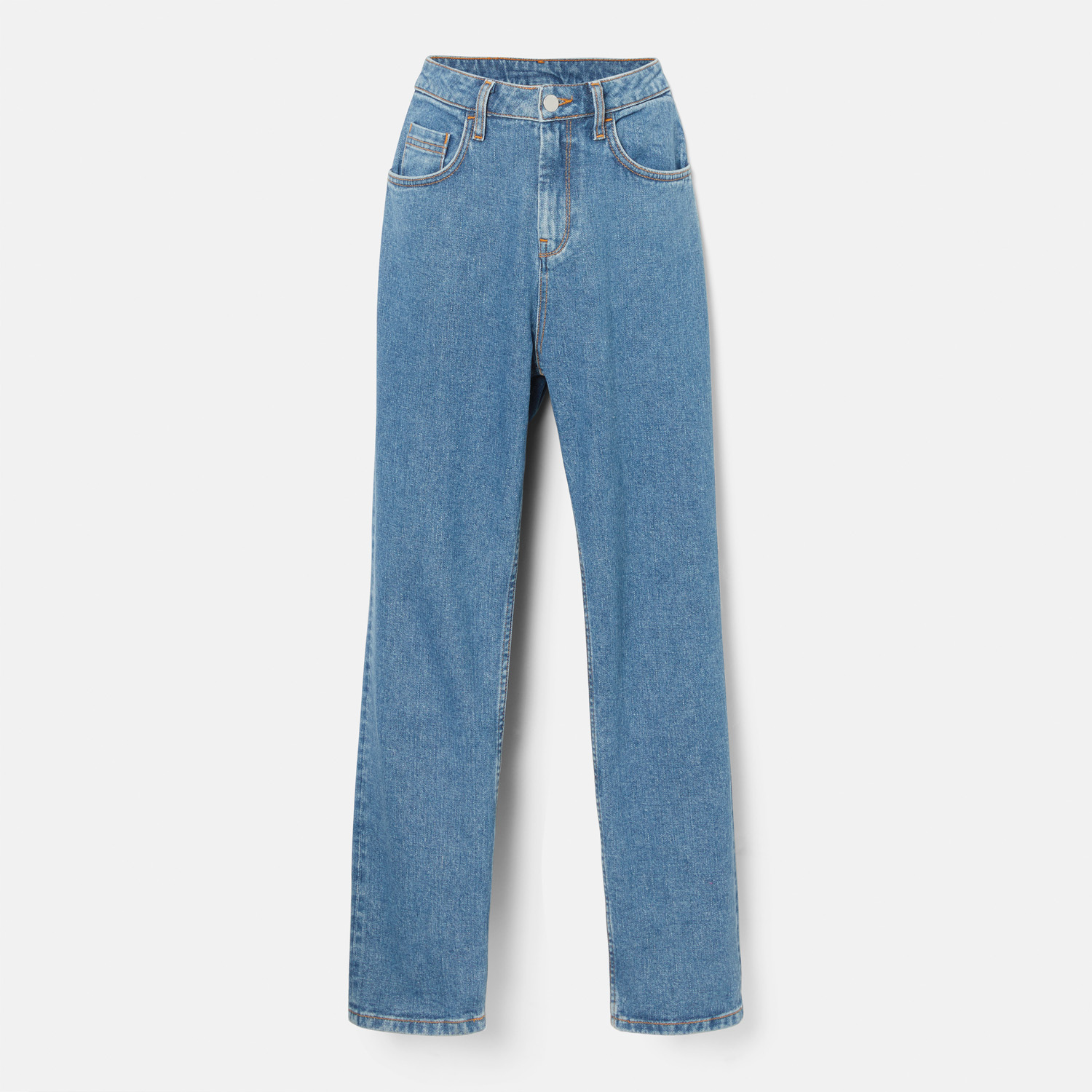 ハイウエスト ヘンプ デニム ジーンズ レディース image number 6