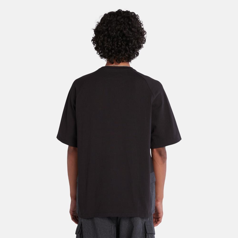 メンズ 半袖 ミックスメディア カーゴ Tシャツ image number 4