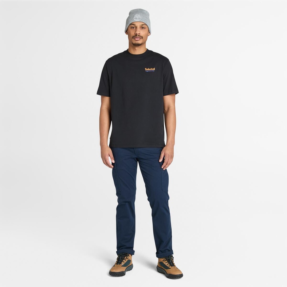 半袖 バック グラフィック Tシャツ メンズ image number 1