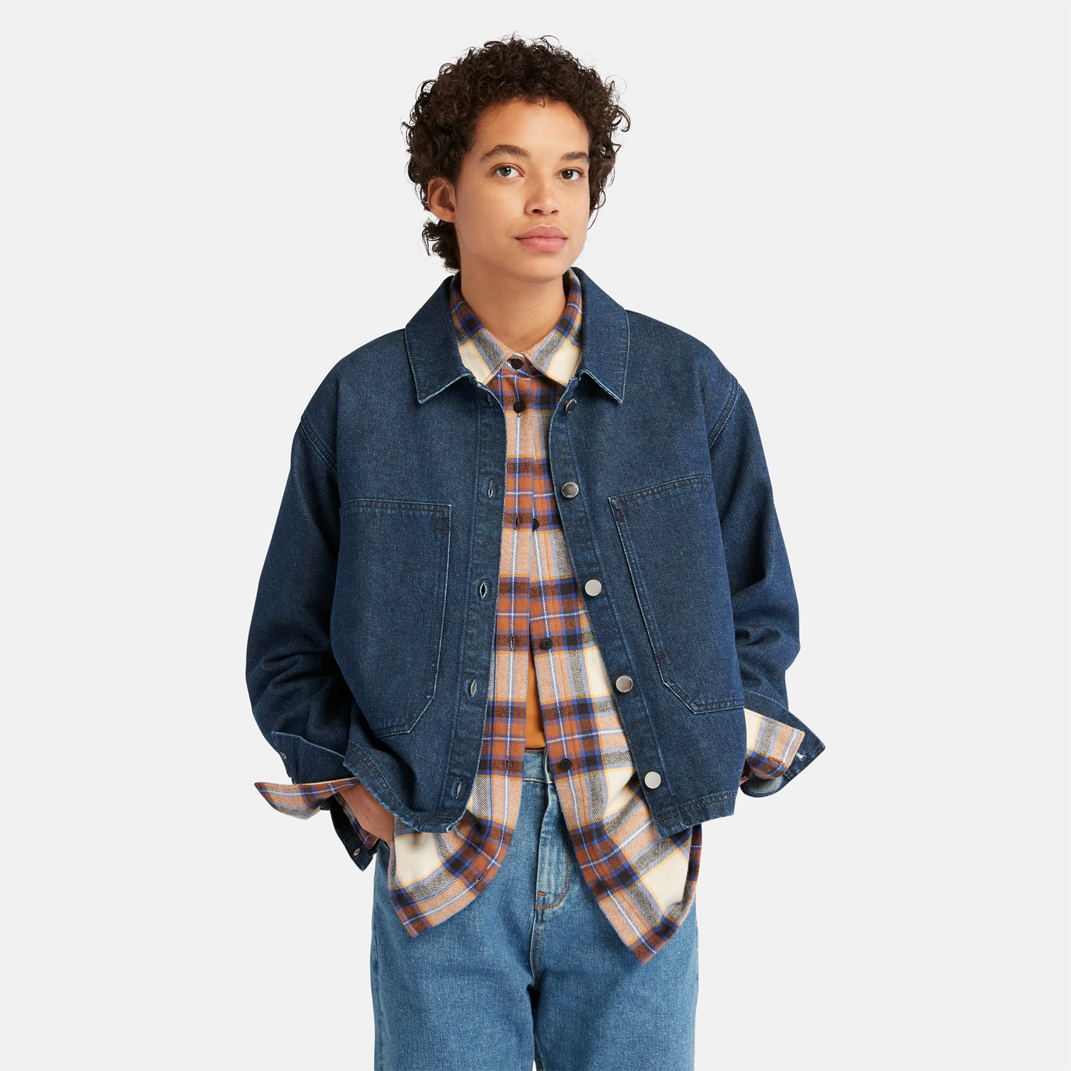 チョア ヘンプ デニム ジャケット レディース ｜【Timberland