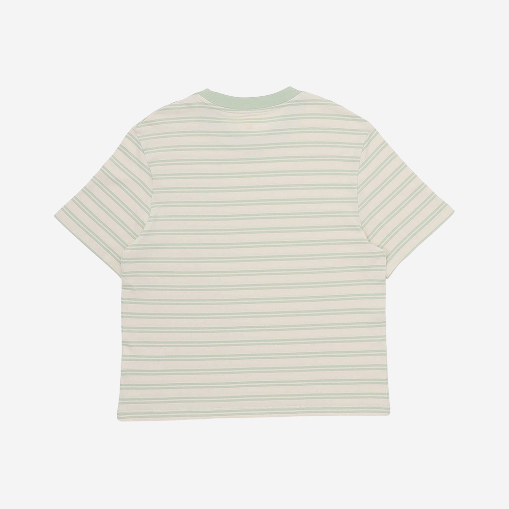 レディース 半袖 ストライプ Tシャツ image number 1
