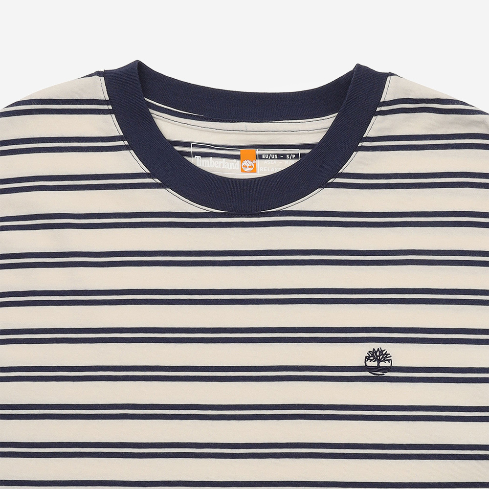レディース 半袖 ストライプ Tシャツ image number 2