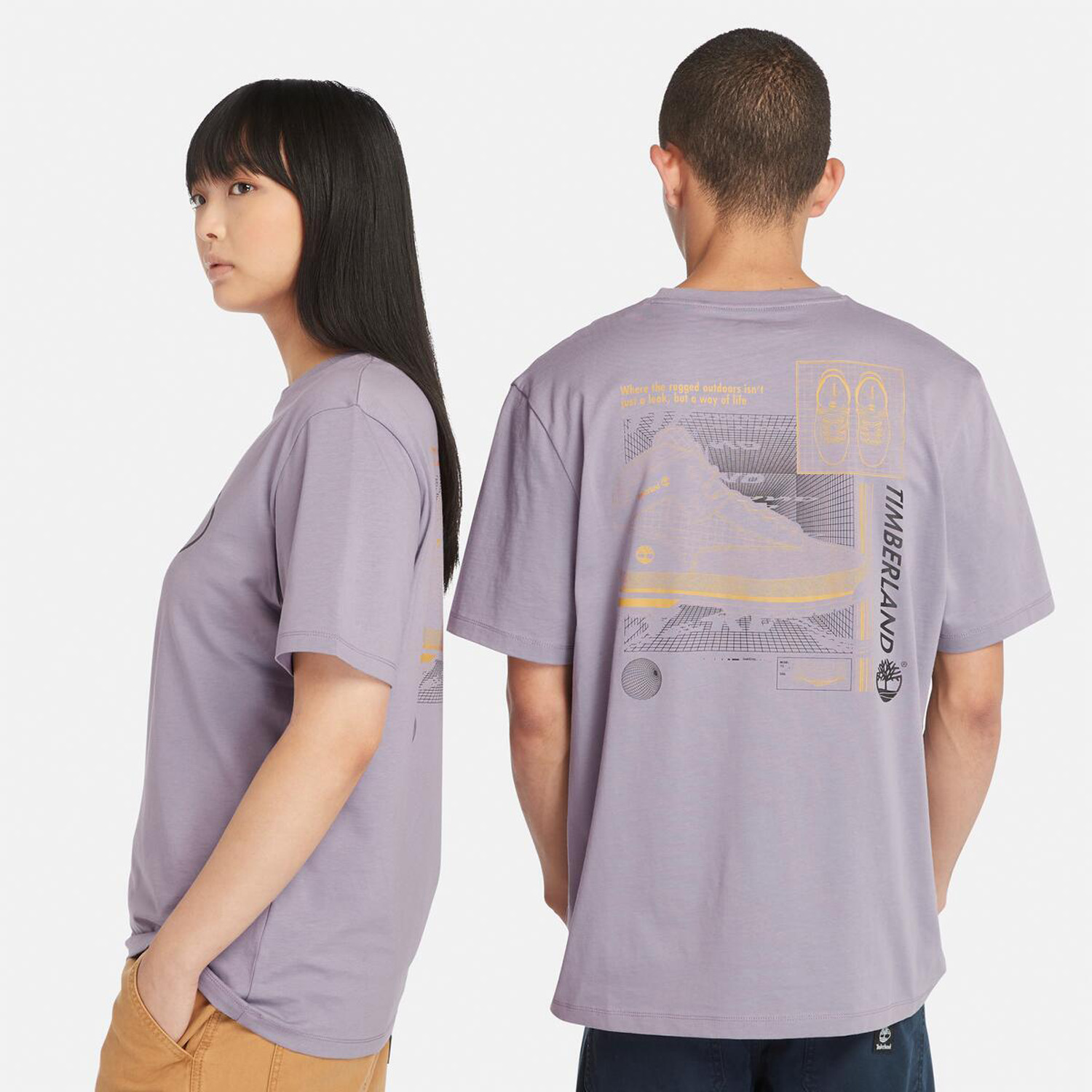 オールジェンダー 半袖 バック グラフィック Tシャツ image number 1