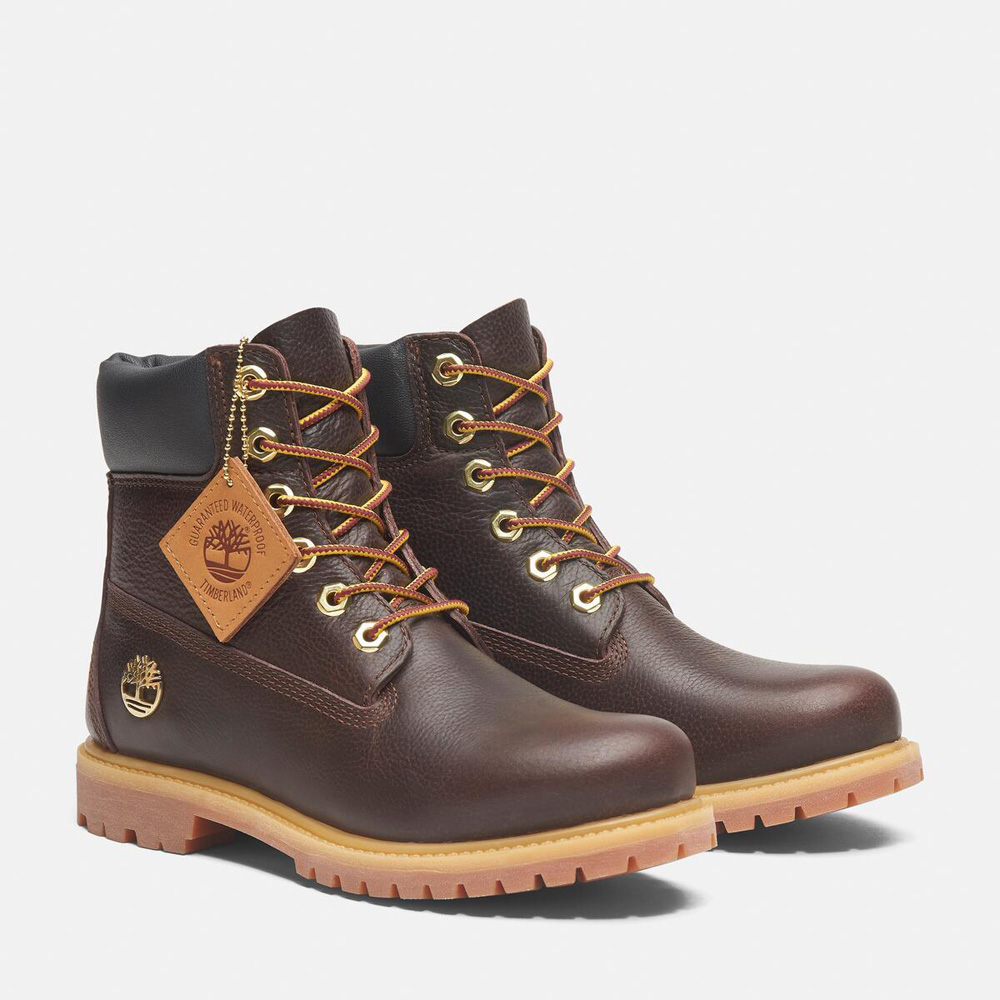 美品☆Timberland 6インチプレミアムウォータープルーフブーツレディース 定番】6インチ プレミアム ウォータープルーフ ブーツ