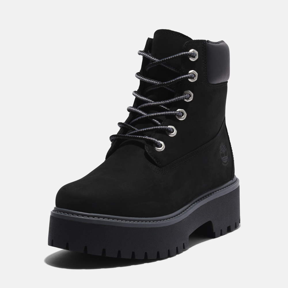 レディース ストーン ストリート 6インチ ウォータープルーフ ブーツ - ブラック|TB1A5RH50151|【Timberland公式通販】 ティンバーランドオンラインショップ