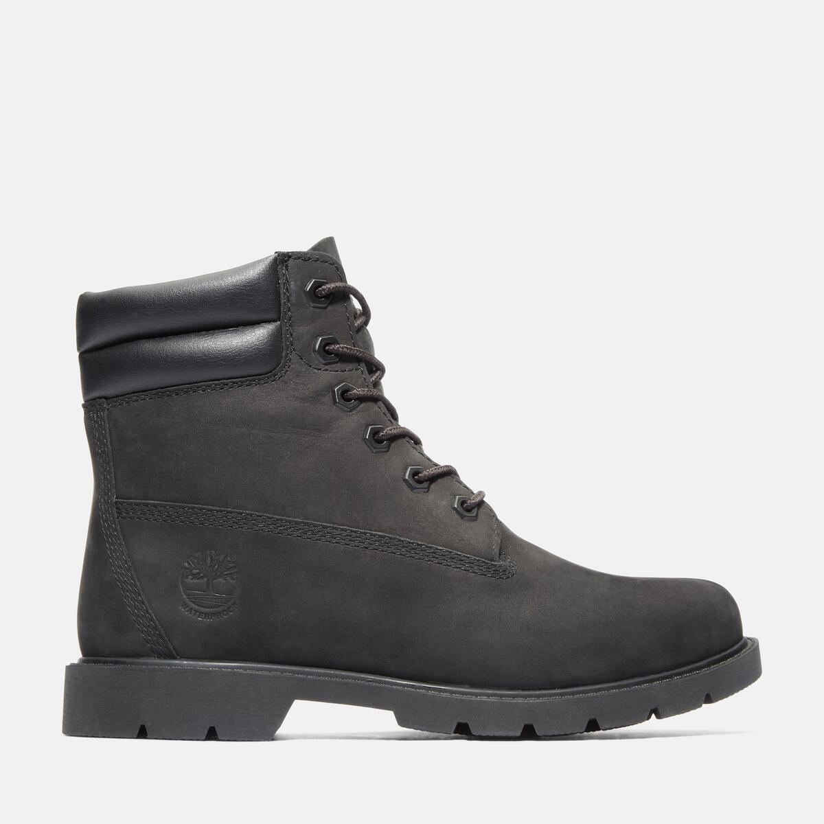 レディース リンデン ウッド 6インチ レースアップ ウォータープルーフ ブーツ - ブラック|TB1A156S0011|【Timberland 公式通販】ティンバーランドオンラインショップ