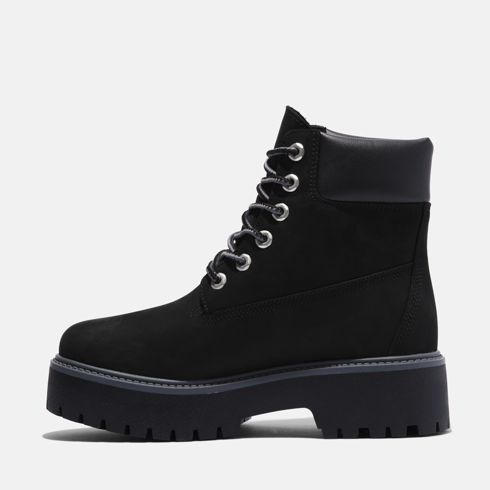レディース ストーン ストリート 6インチ ウォータープルーフ ブーツ - ブラック|TB1A5RH50151|【Timberland公式通販】 ティンバーランドオンラインショップ