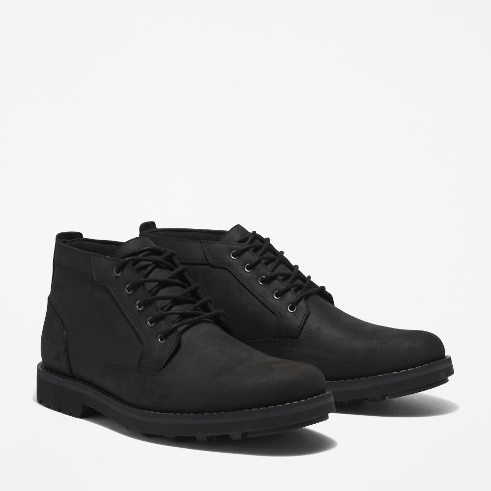 メンズ クレスト フィールド ミッド レースアップ ウォータープルーフ チャッカ ブーツ - ブラック|TB1A43DC0151|【Timberland 公式通販】ティンバーランドオンラインショップ