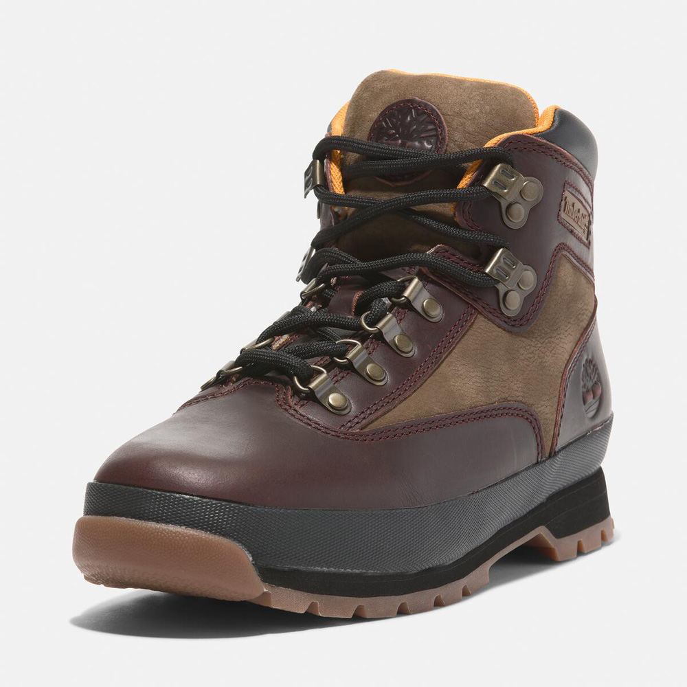 メンズ ミッド レースアップ ユーロハイカー - バーガンディー|TB0A2P27EIW1|【Timberland公式通販】ティンバーランド オンラインショップ